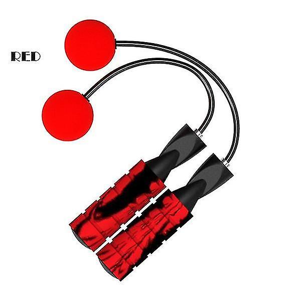 Weighted Jump Rope Adjustable Jumping Rope(red)