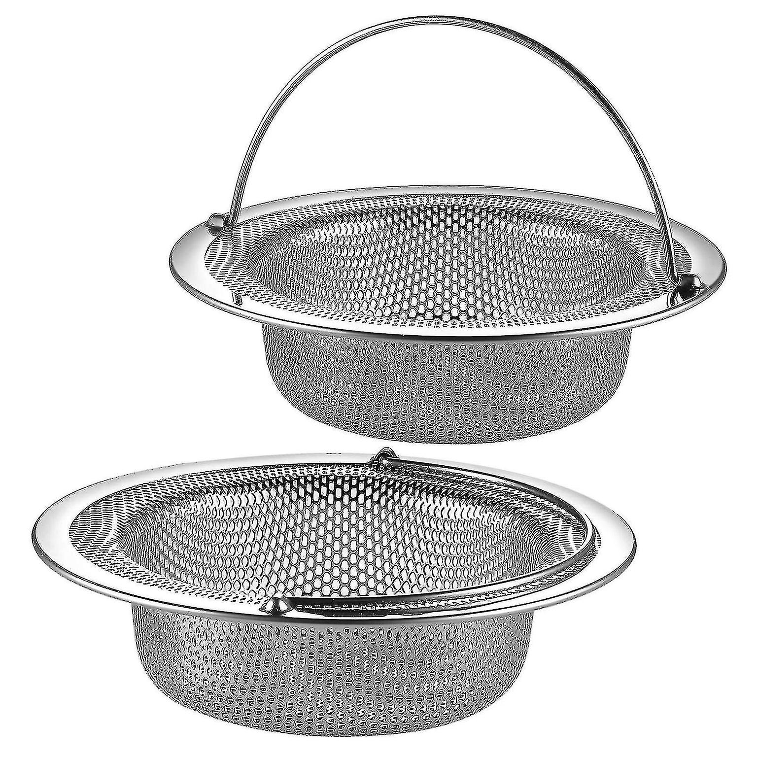 2-Pack Upgraded Kitchen Sink Strainer - 304 Stainless Steel