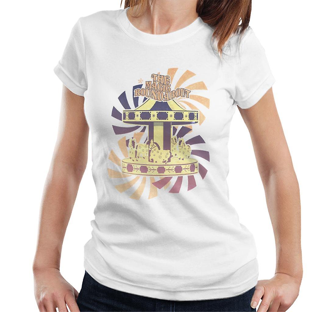 The Magic Roundabout Retro Carousel Women's T-Shirt