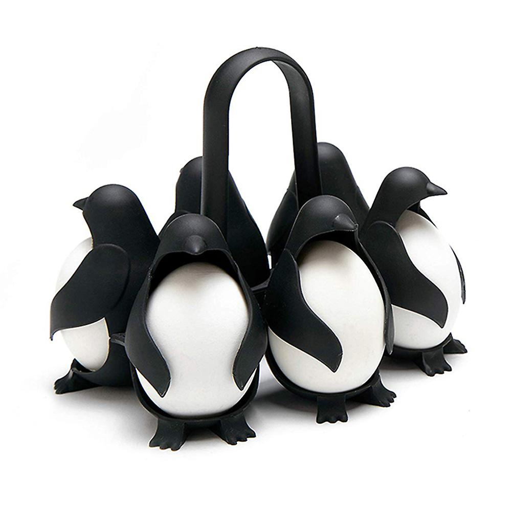 Penguin-Shaped Egg Holder Cooker Eggs Store Serve for Making Boiled Eggs New