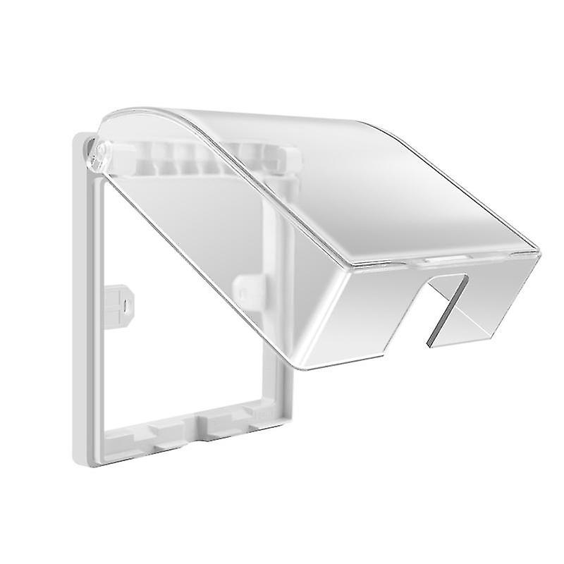 Universal 86 Type Wall Socket Waterproof Box Plate Switch Protection Cover,outdoor Socket Box Cover 