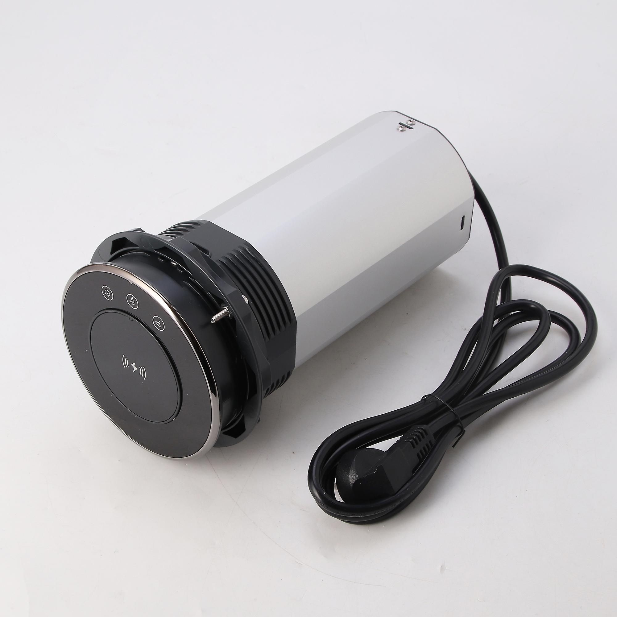 Smart socket PNI SmartHome WP600 WiFi, inbäddad i golvet, 6 x schuko, 2 x USB-A, 2 x USB-C, IP65, grå