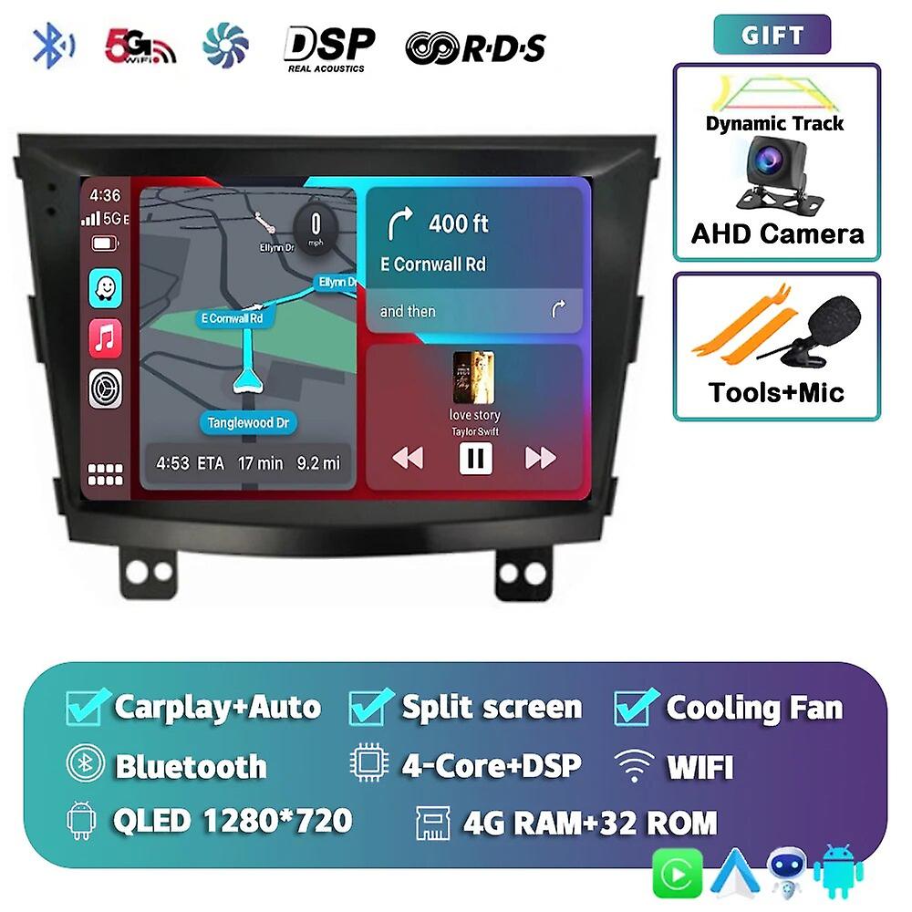 Android 13 Carplay Auto Wifi+4g Car Radio For Ssangyong Tivolan Tivoli 2014-2017 Multimedia Gps Player Stereo 2din Dsp Head Unit