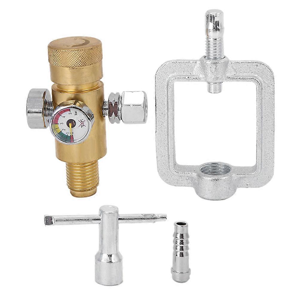 0.01-0.15mpa Acetilene Gas Riduttore di pressione Regolatore di flusso d'aria Gauge Meter
