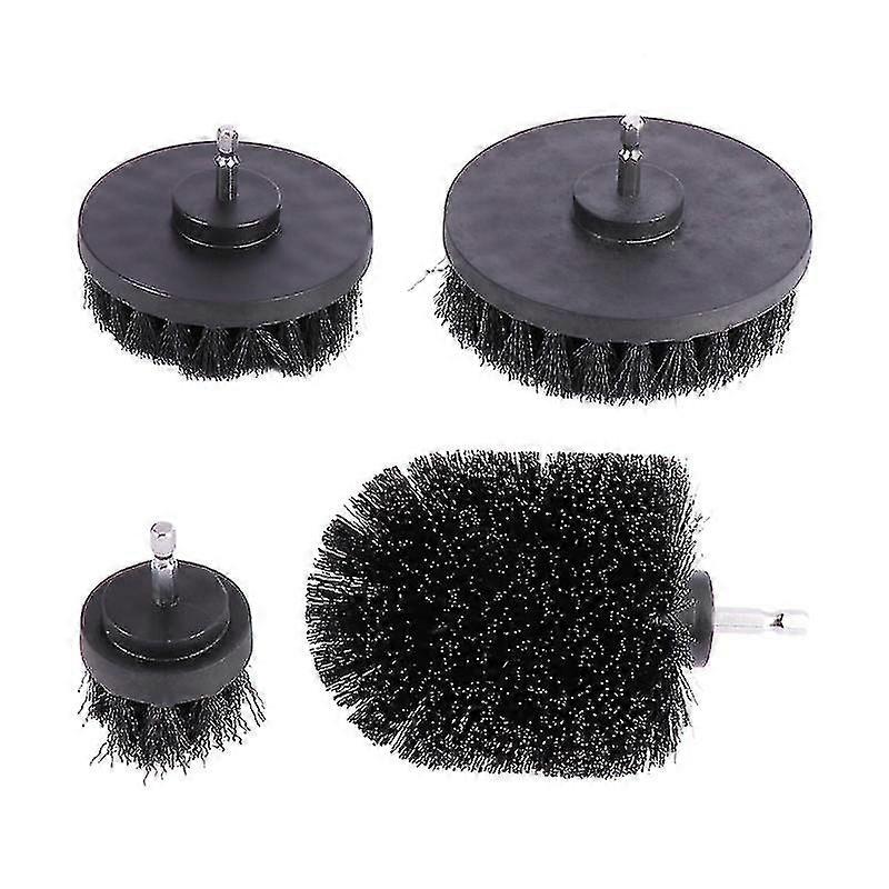 4pcs Cleaning Supplies, Electric Drill Brush Attachment