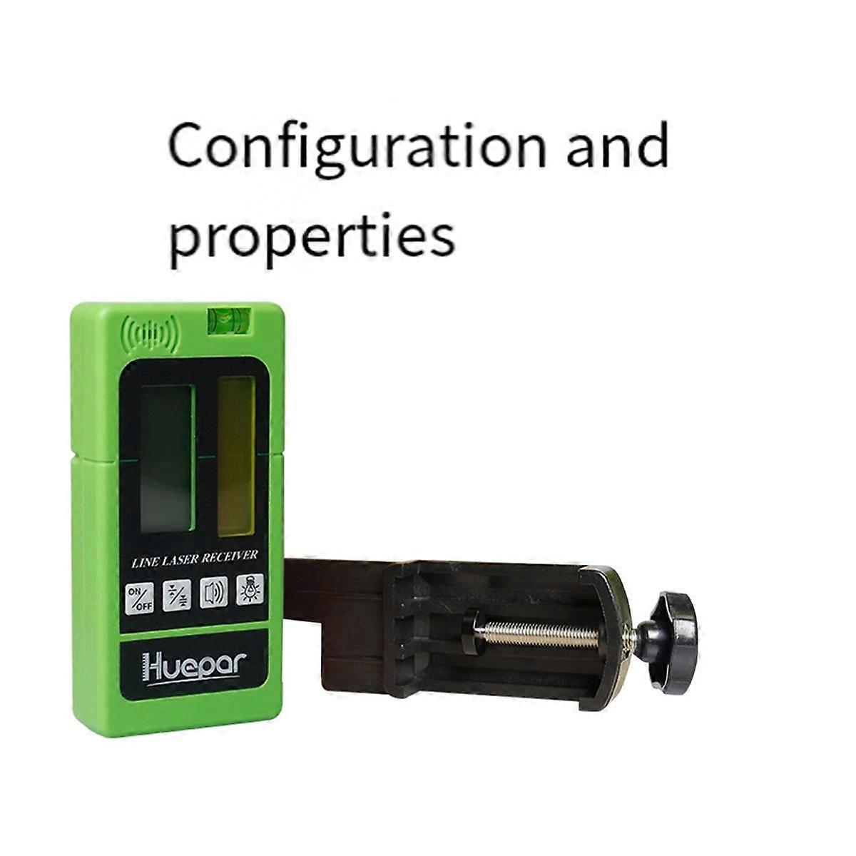 LR-5RG Laser Level Receiver Detector Display LCD retroilluminato Ricevi Raggio Rosso Verde per Verde Esterno