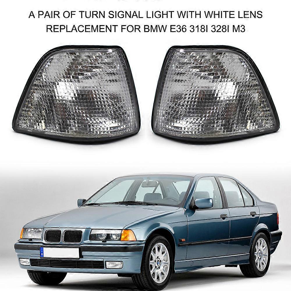 For Bmw E36 318i 328i M3 Right Turn Signal Light With White Lens Replacement Support