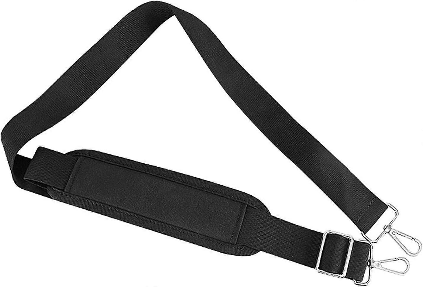 Adjustable Shoulder Strap Nylon Strap Replacement with Metal Swivel Hook for Luggage, Sports Bag, Br