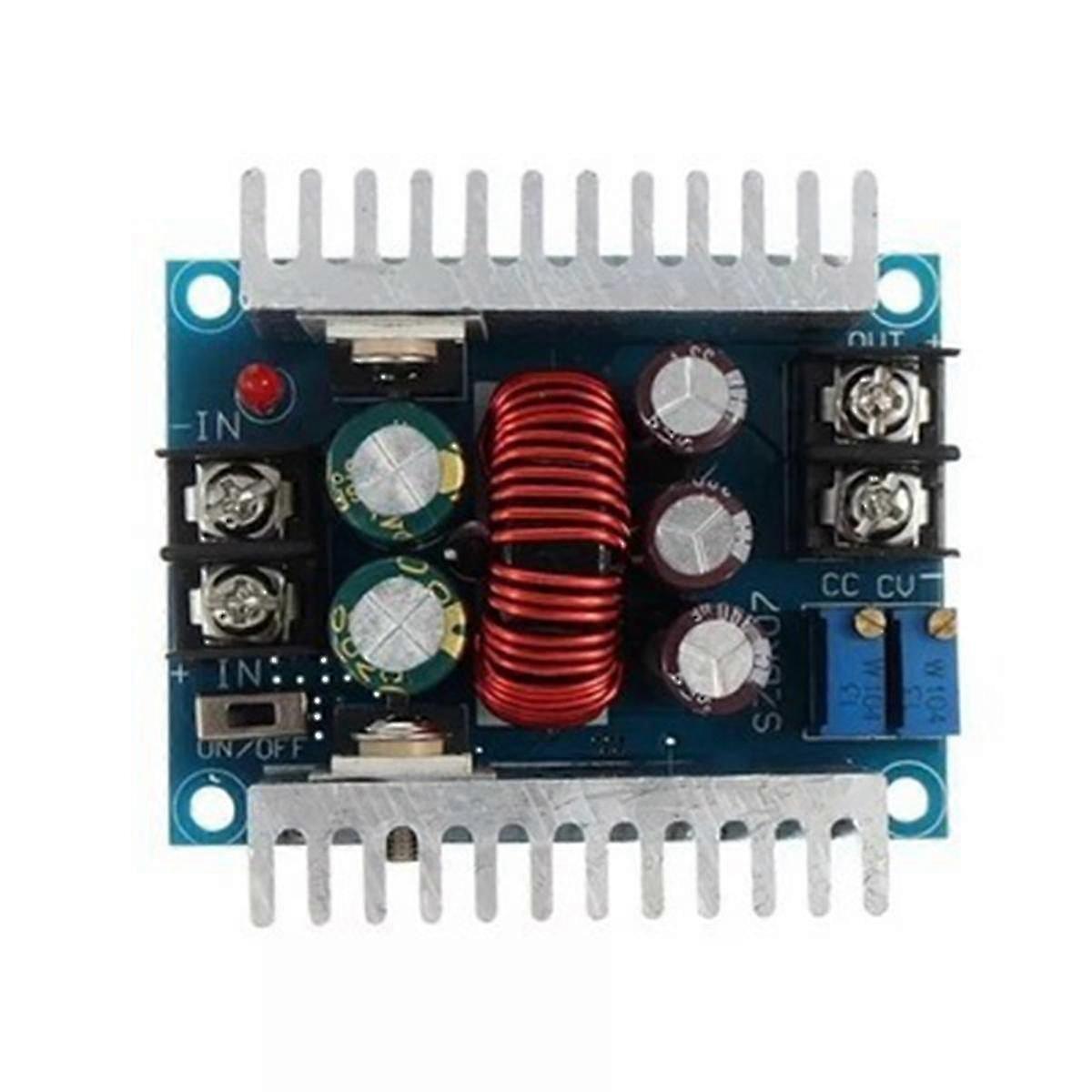 Driver de LED 300W 20A - Módulo Conversor Buck DC-DC com Corrente Constante e Capacitor Eletrolítico