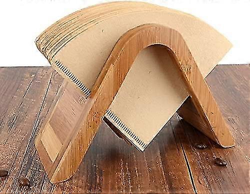 Bambu kaffe filter pappershållare kaffe filter papper lagring rack kaffe filter pappersbehållare (typ A)