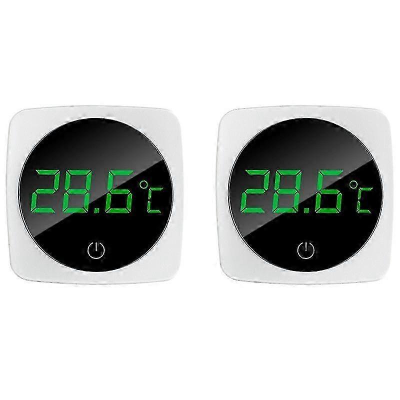 2Pcs Aquarium Thermometer, Temperature Sensor Accurate to 0.9C,the Tank Thermometer,5S Refresh To