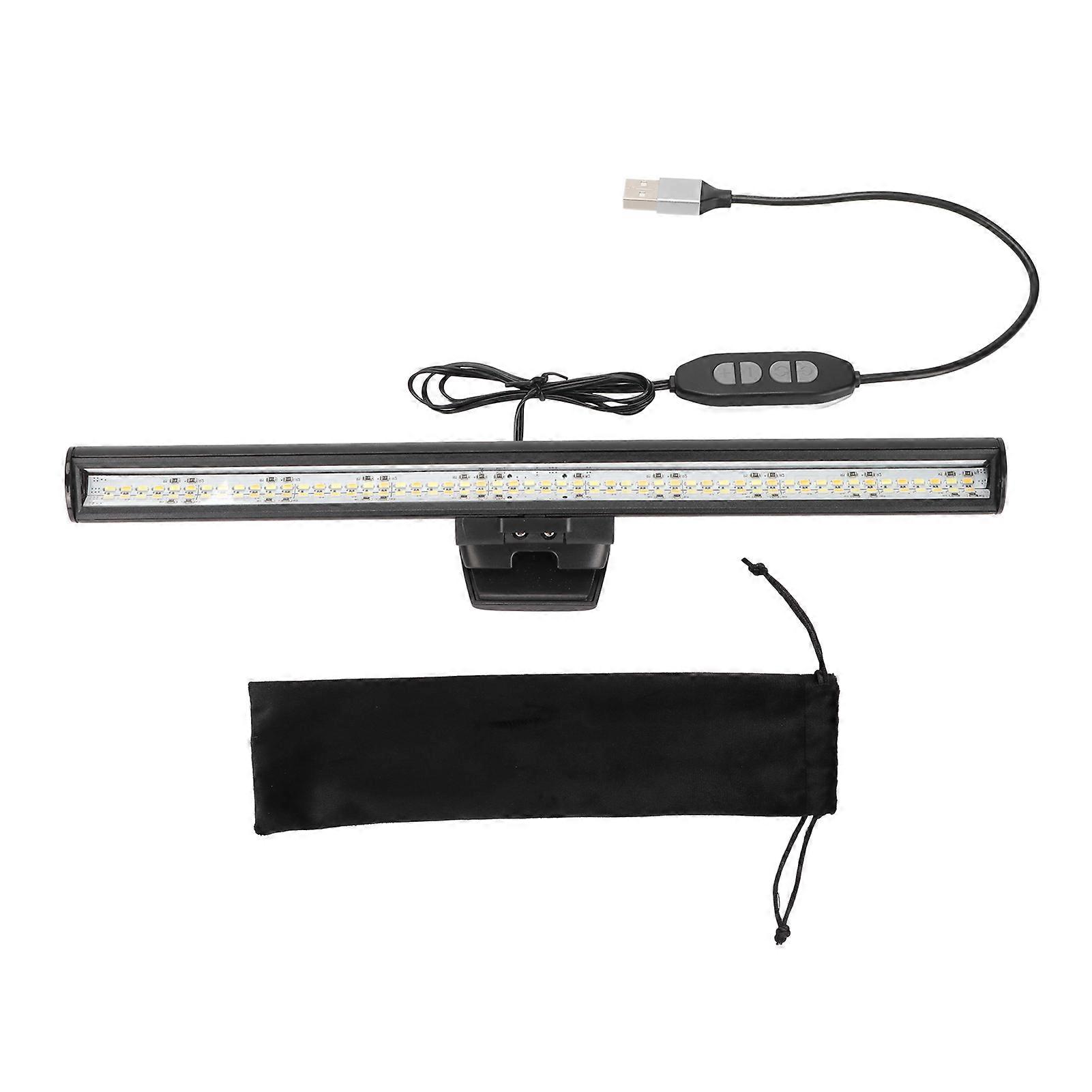 Laptop Monitor Light Bar 3 Levels Color Temperature 10 Level Brightness Adjustment USB Powered Laptop Screen Light Bar