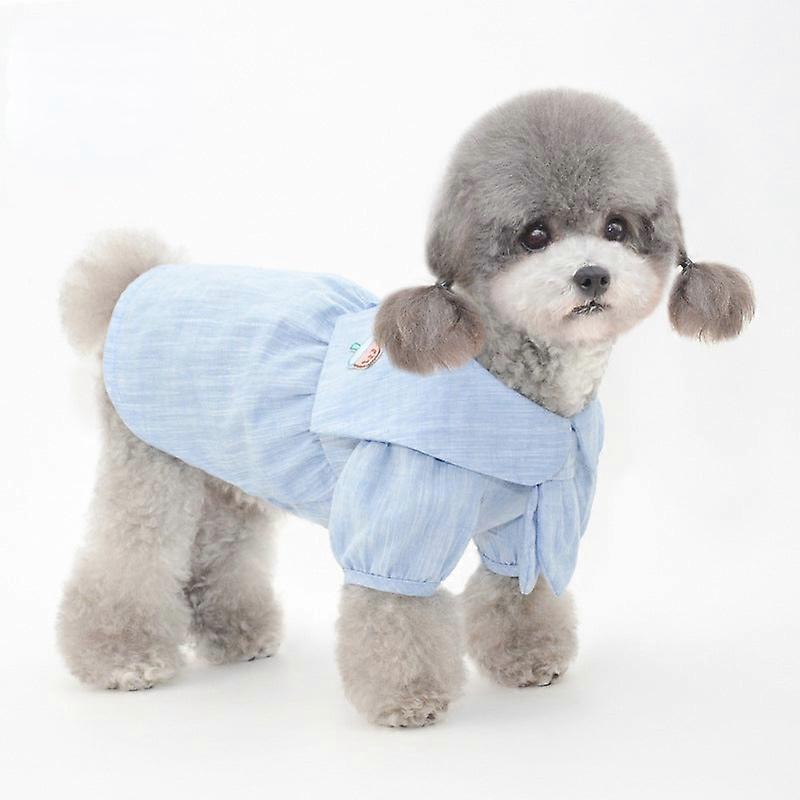 Pet Clothes Spring Summer Preppy Style Pet Skirt Teddy Pomeranian