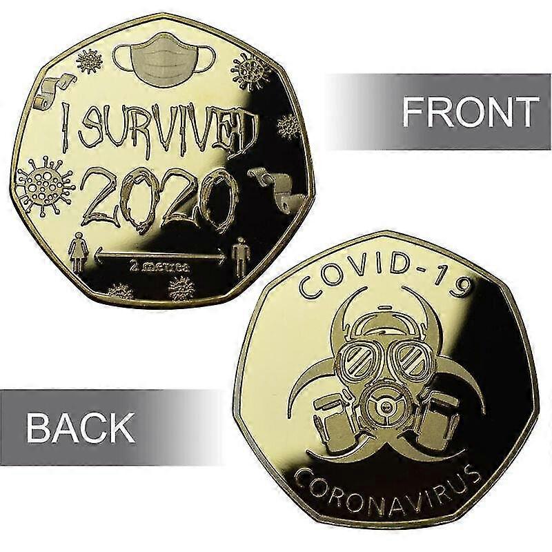 silver plated coin collection commemorative gift survived