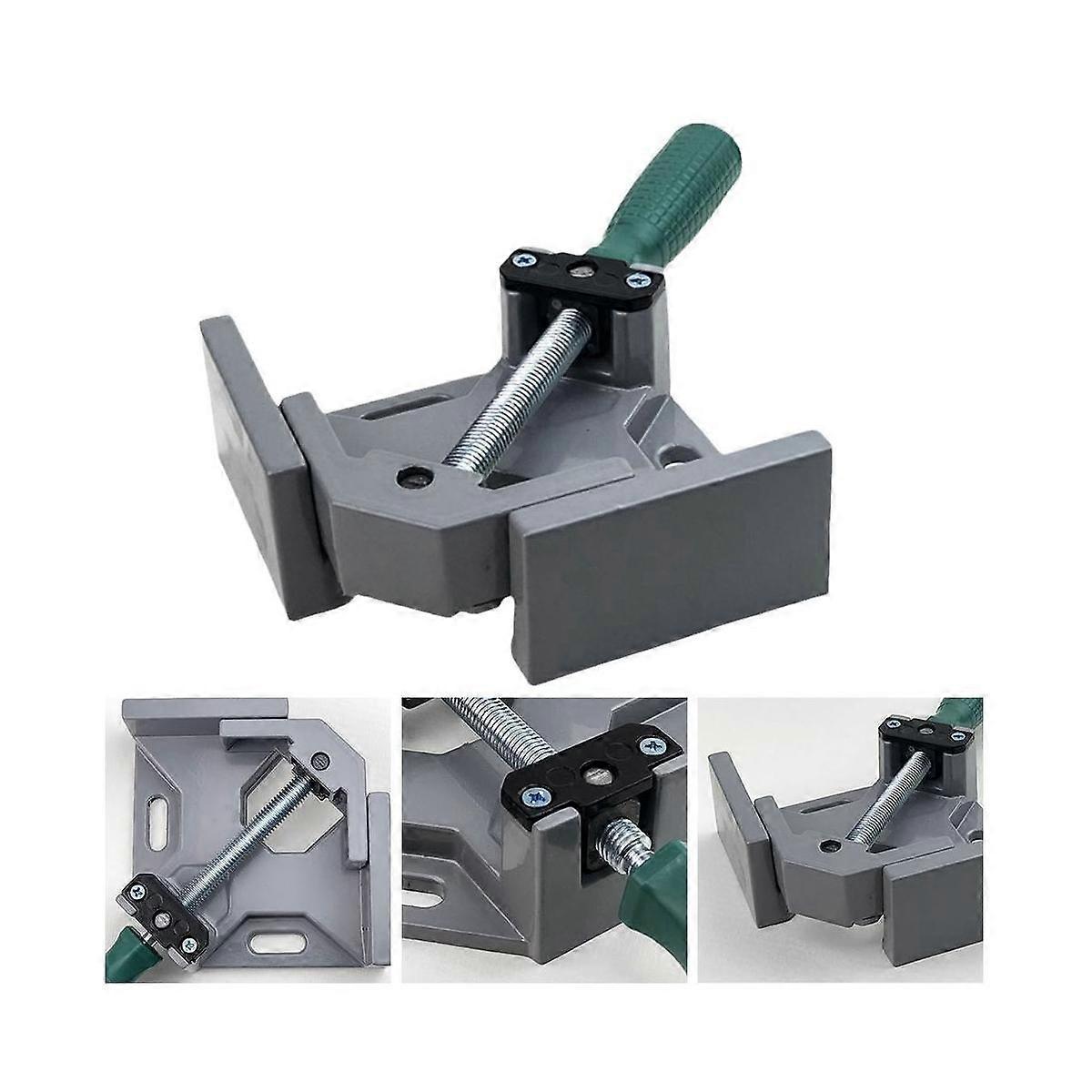 Aluminum Single Handle Right Angle Clamp Angle Clamp Woodworking Frame Clip Right Angle Folder Tool