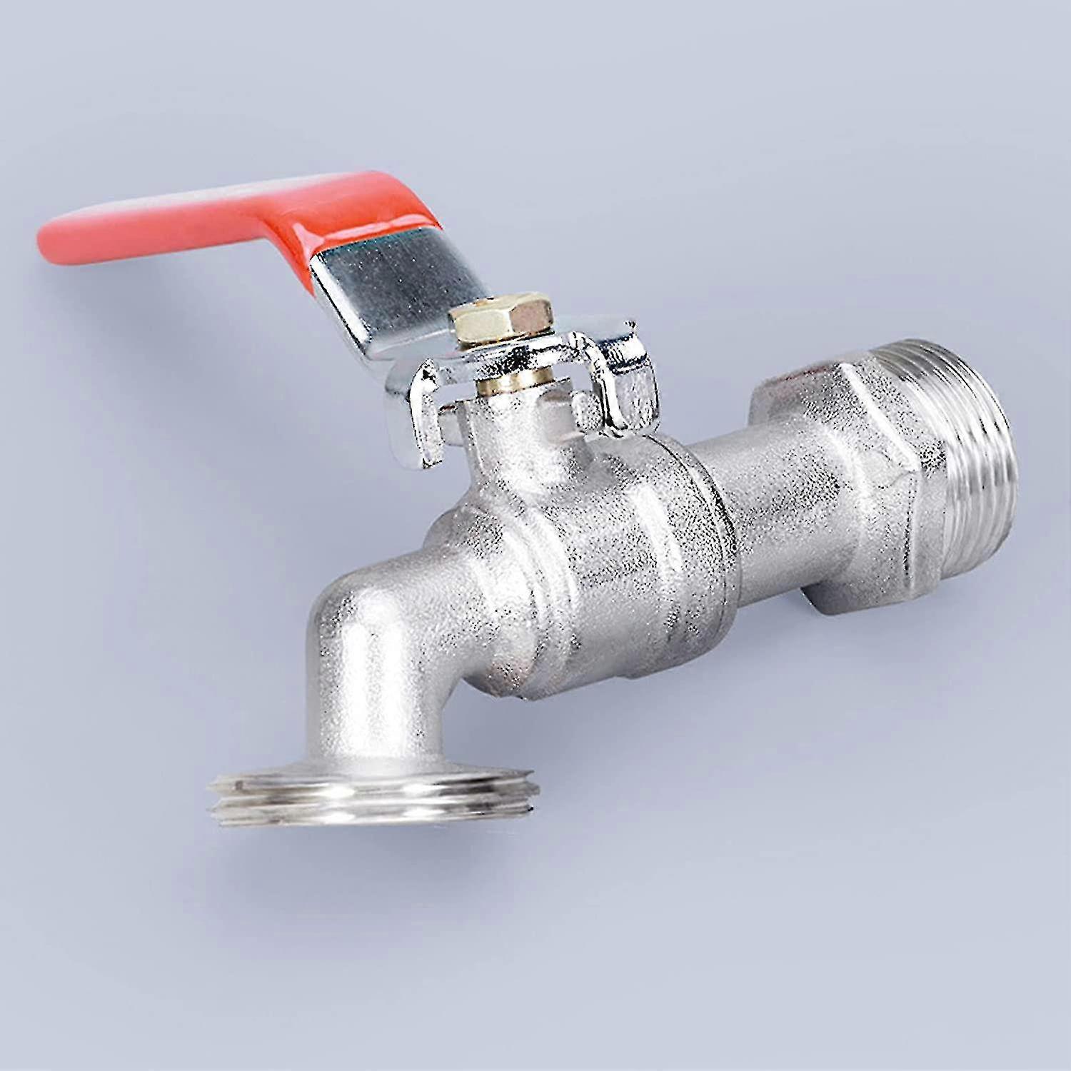 Tank Faucet, Garden Faucet Adapter, Faucet Connector, Garden Faucet For Rainwater Harvesting (3/4" Plastic Adapter)