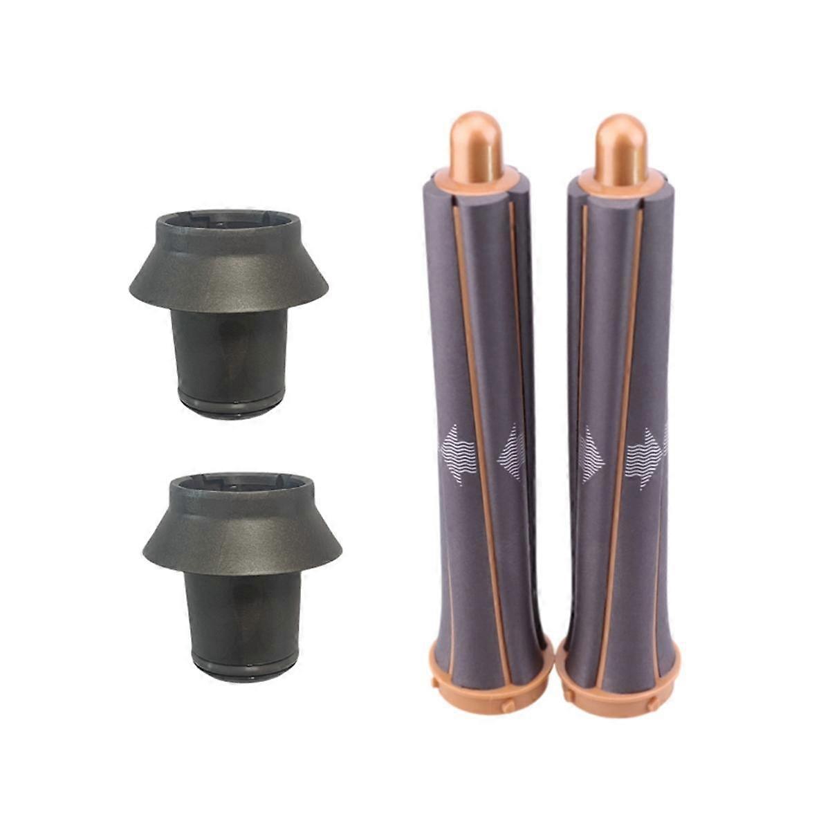 4PCS 30MM Curling Barrels and Adapters for Hair Dryer Curling Attachment Automatic Curl Styler Tool