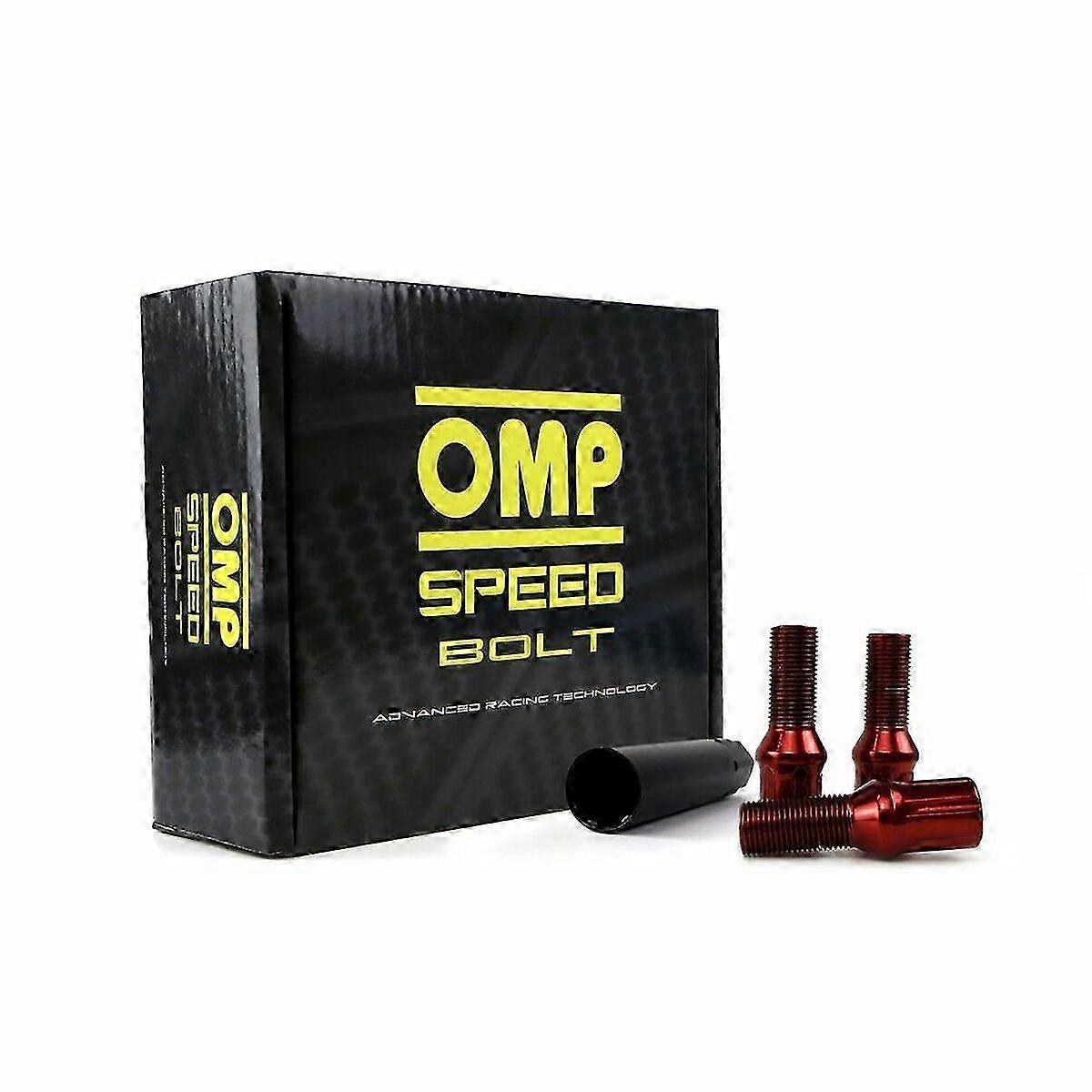 Set Nuts OMP 27 mm Red 20 uds M14 x 1,25