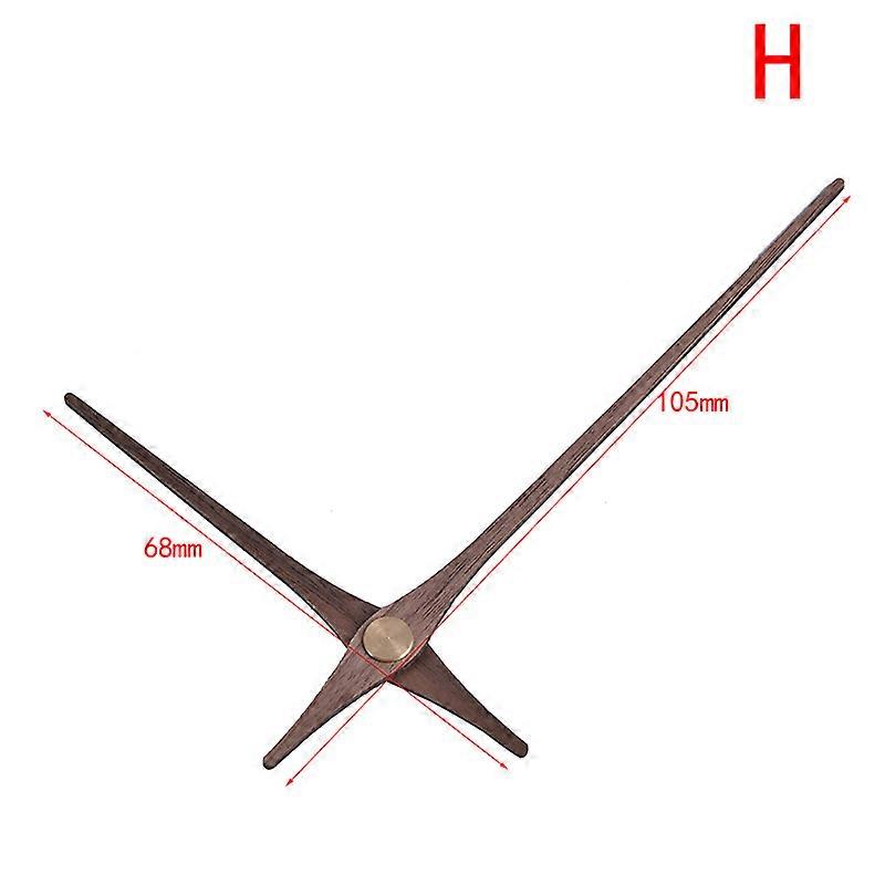 1PC Wooden Pointers DIY Wall Clock Hands 12 inch Clock Needle Quartz Replace Parts