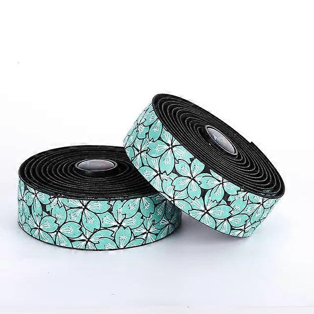 Eslnf Road Bike Handlebar Tapes Cherry Blossom Handles Wrap Shockproonti-slip Cycg Handle Belts With Bar Plugs