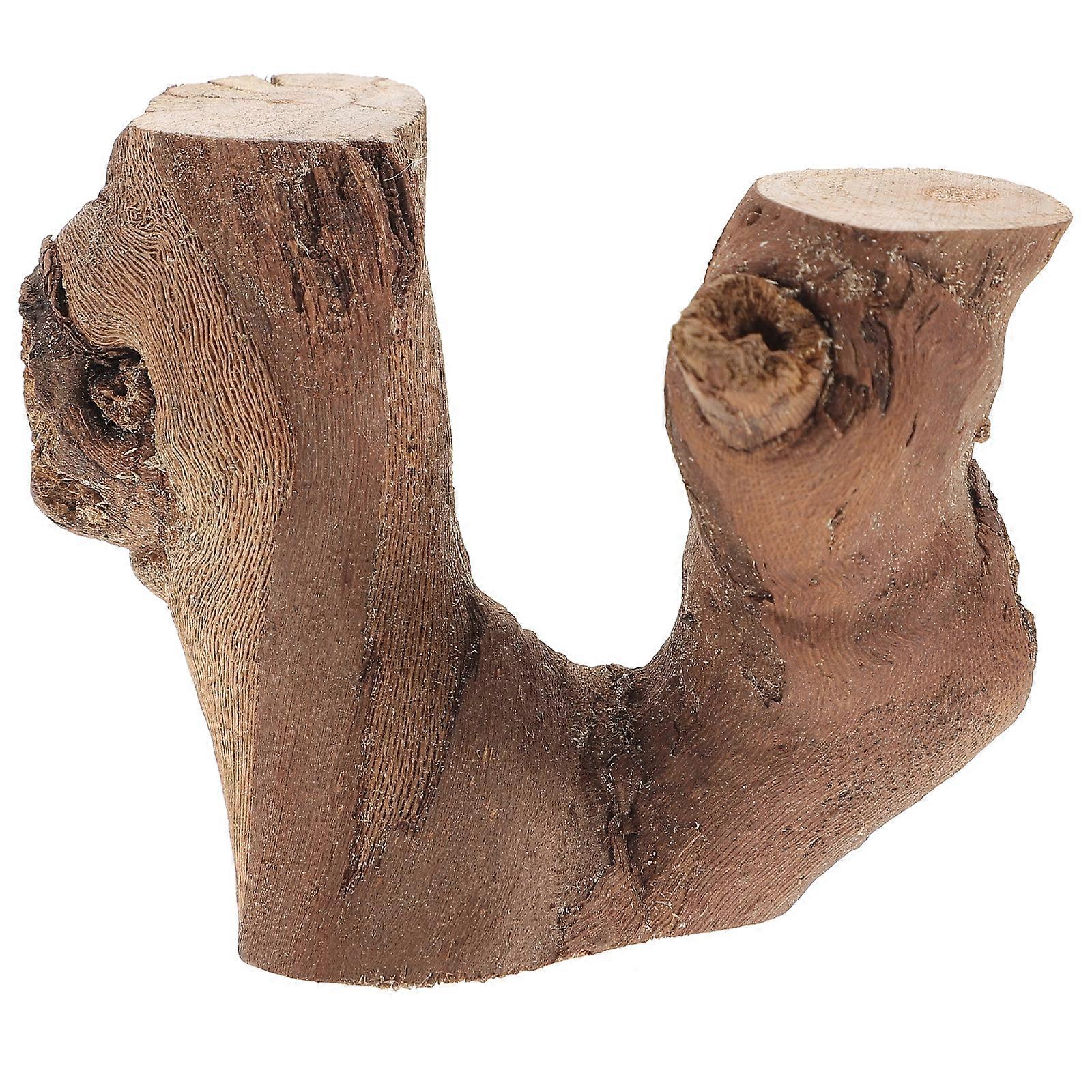 1Pc Rattan Vine Withered Vine Red Mountain Vine Solid Wood Grape Table Adornment (As Shown)