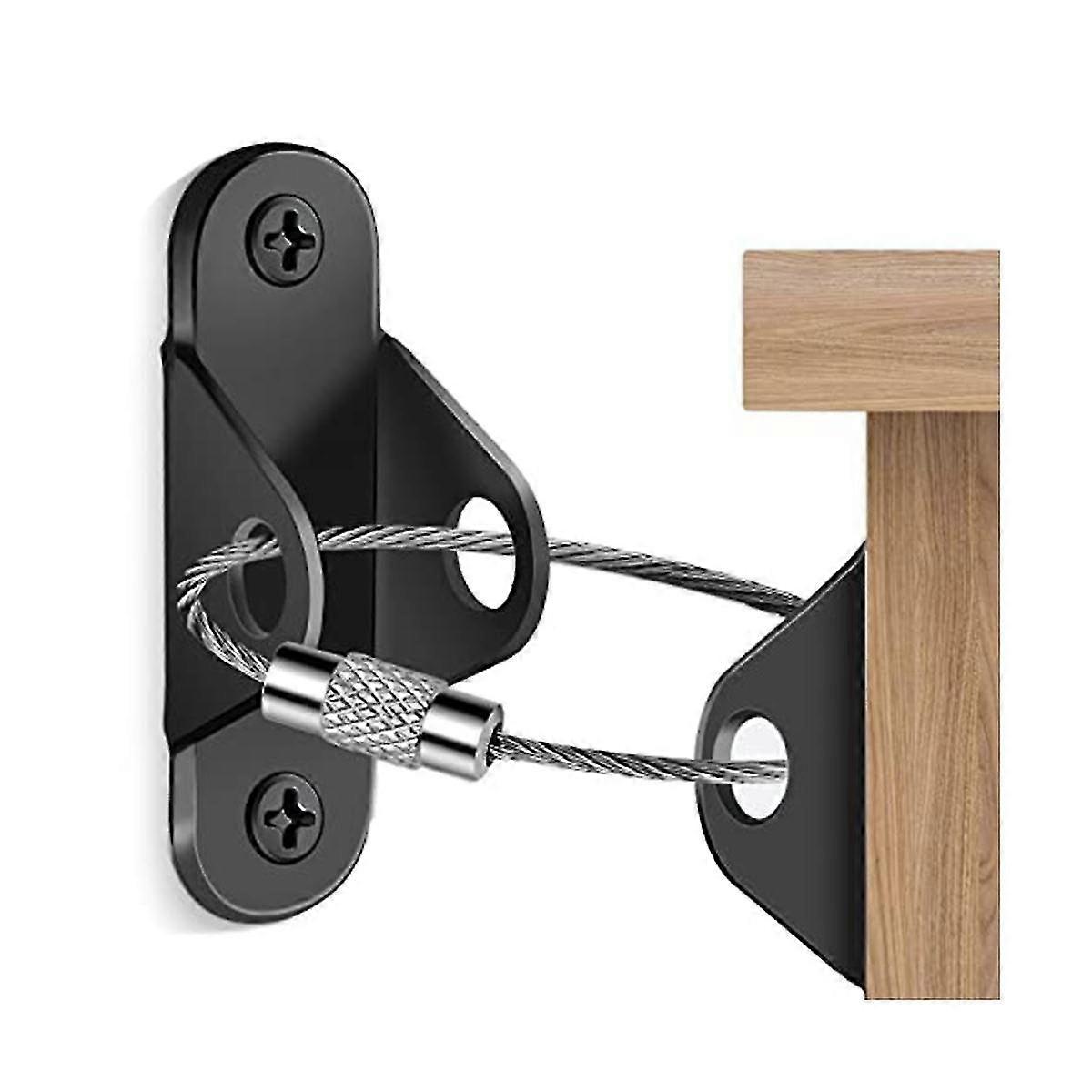 Furniture Anchor ( Of10) Anti-Tip Furniture Anchor,for Furniture Dresser Wall Safety Anchor Furniture Fastener Wall