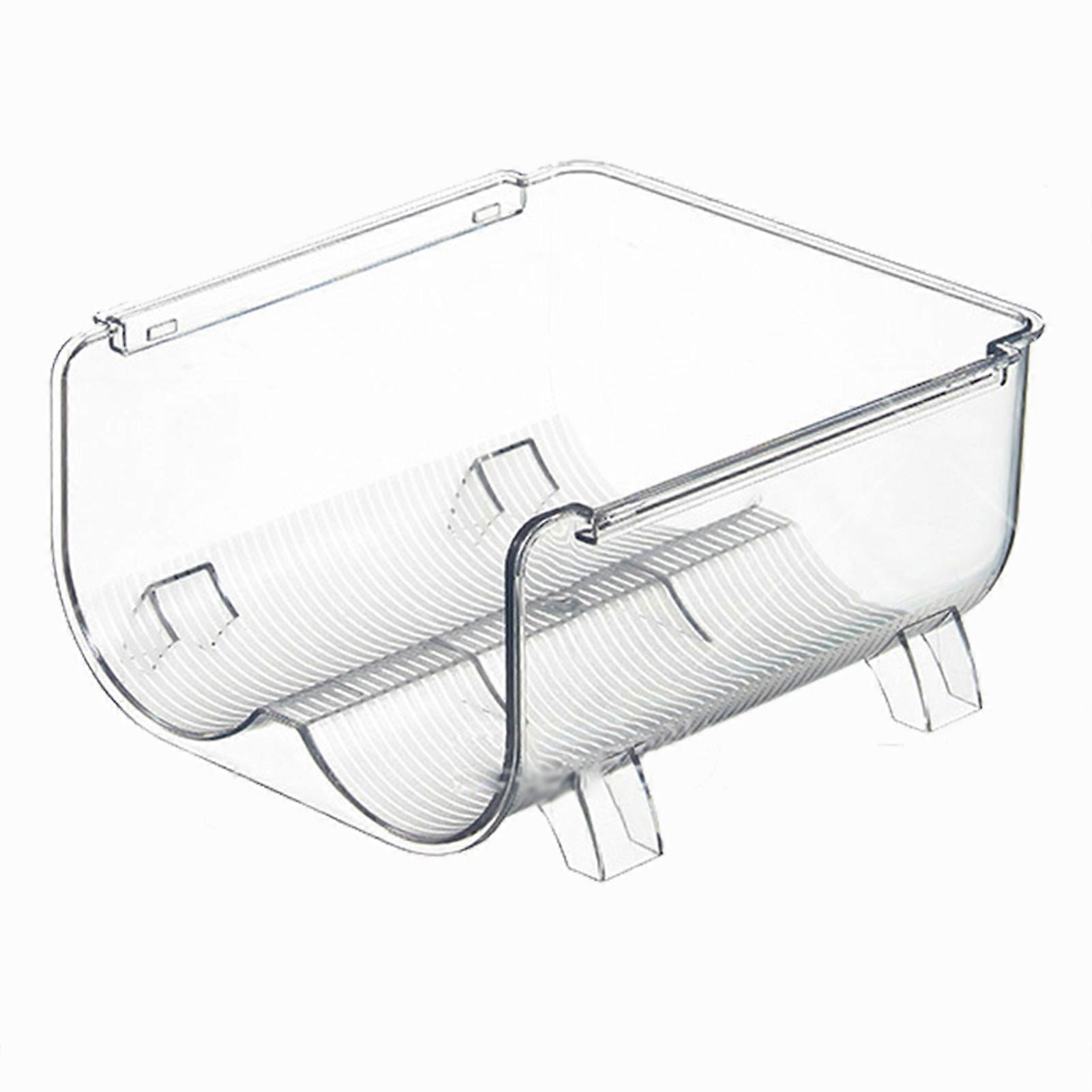 Transparent vattenflaska Arrangör stapelbar flaskförvaringshållare för kök