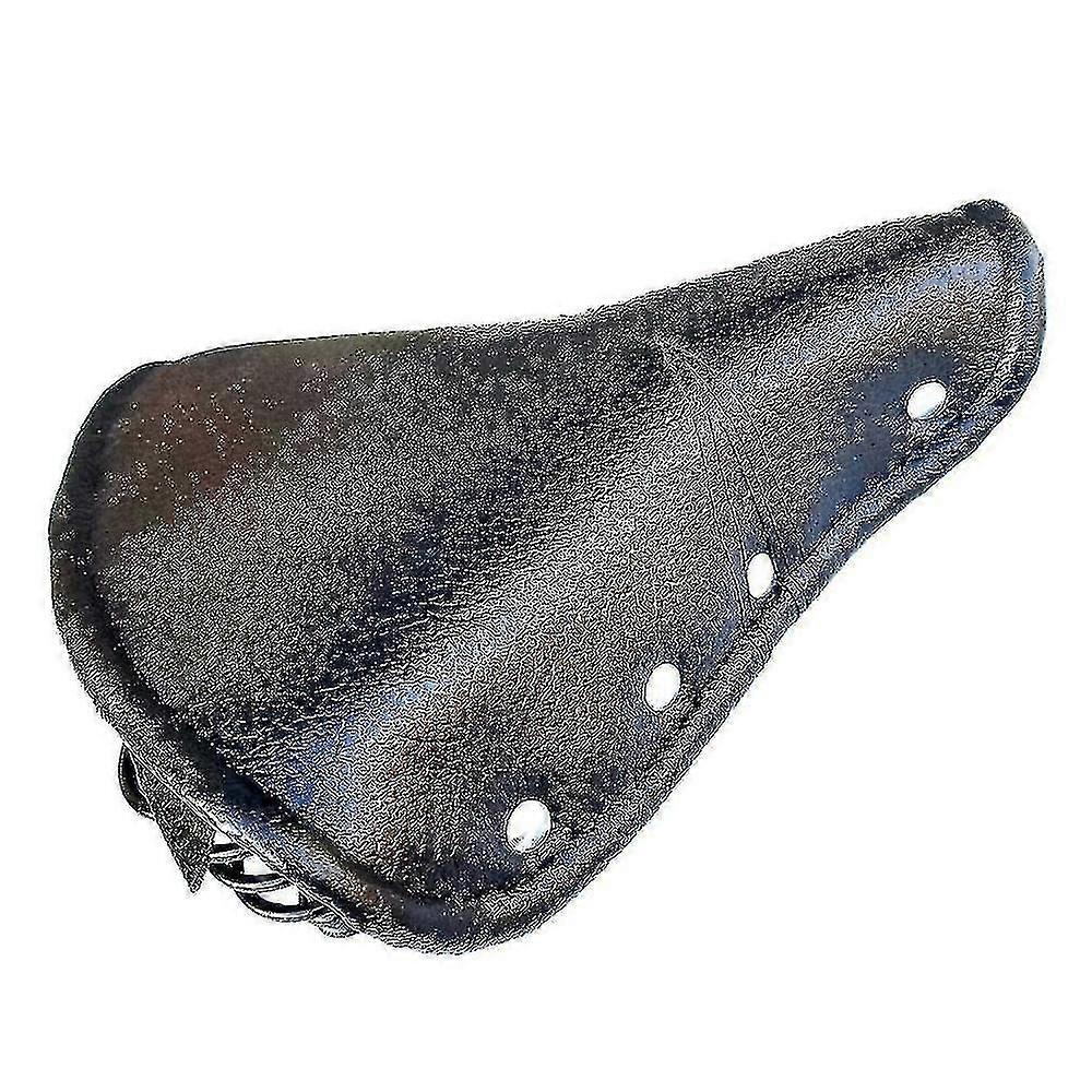 Vintage Faux δερμάτινο πριτσίνια σέλας ποδηλάτων αναρτημένο μαξιλάρι ποδηλασίας άνοιξη ποδήλατο μαύρο για ποδήλατο δρόμου