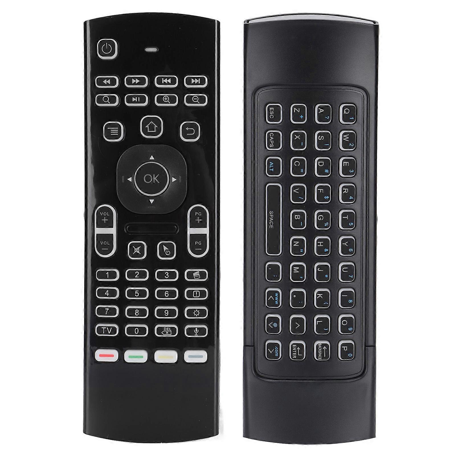 Double Sided 2.4G Air Mouse Remote Control Voice Backlit Version Wireless Keyboard