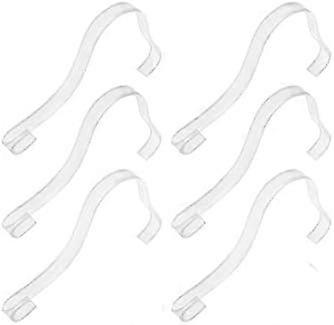 6Pcs/3 Pair Acrylic Sandal Shoe Store Shoe Retail Shop Display Stand Shoe Supports Shaper Forms Inserts,Clear