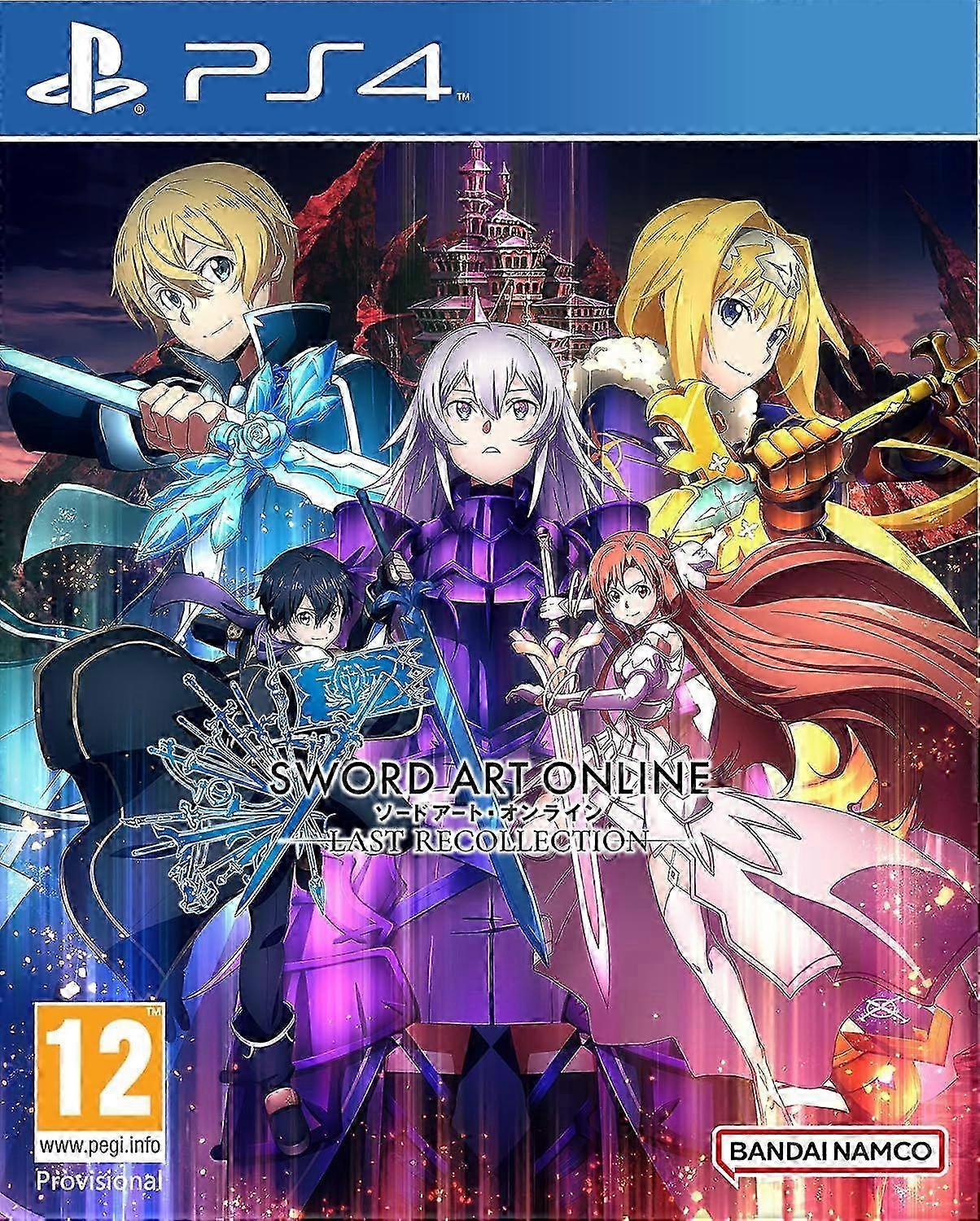 Sword Art Online Last Recollection PS4 Game