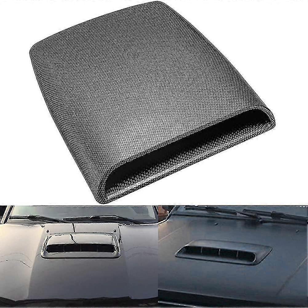 Universal Car Decorative Air Flow Intake Hood Scoop Vent Turbo Bonnet Cover