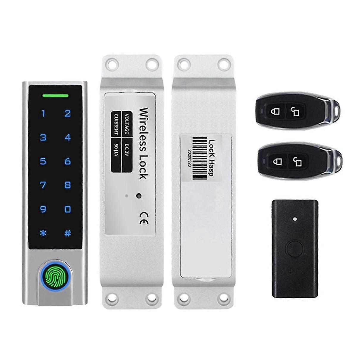 Waterproof Touch Keypad Fingerprint Access Control With 125khz Card Reader Wiring-free Access Contr
