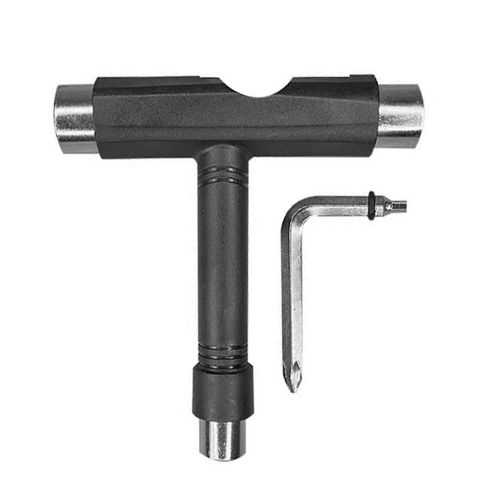 All-in-One Skate Tool Accessory Skate Tools with L-Type Wrench for Roller Skates Longboards Skateboards