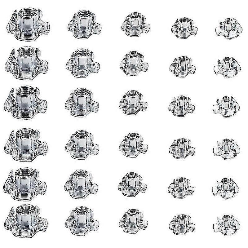 245st Förzinkad M3/m4/m5/m6/m8/m10 4 Klor Mutter Tee Mutter Möbler