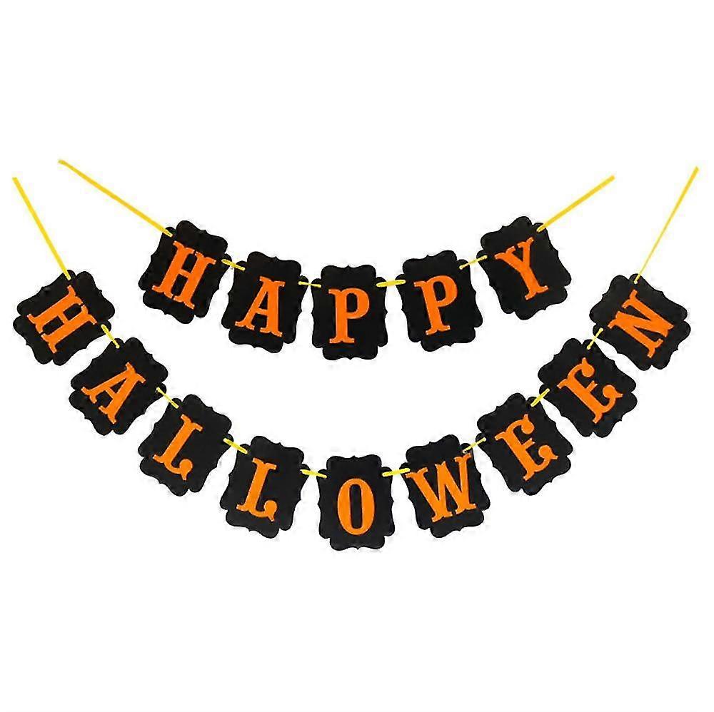 Halloween Garland Banner, Halloween Zombie Vampire Party Decorations Supplies