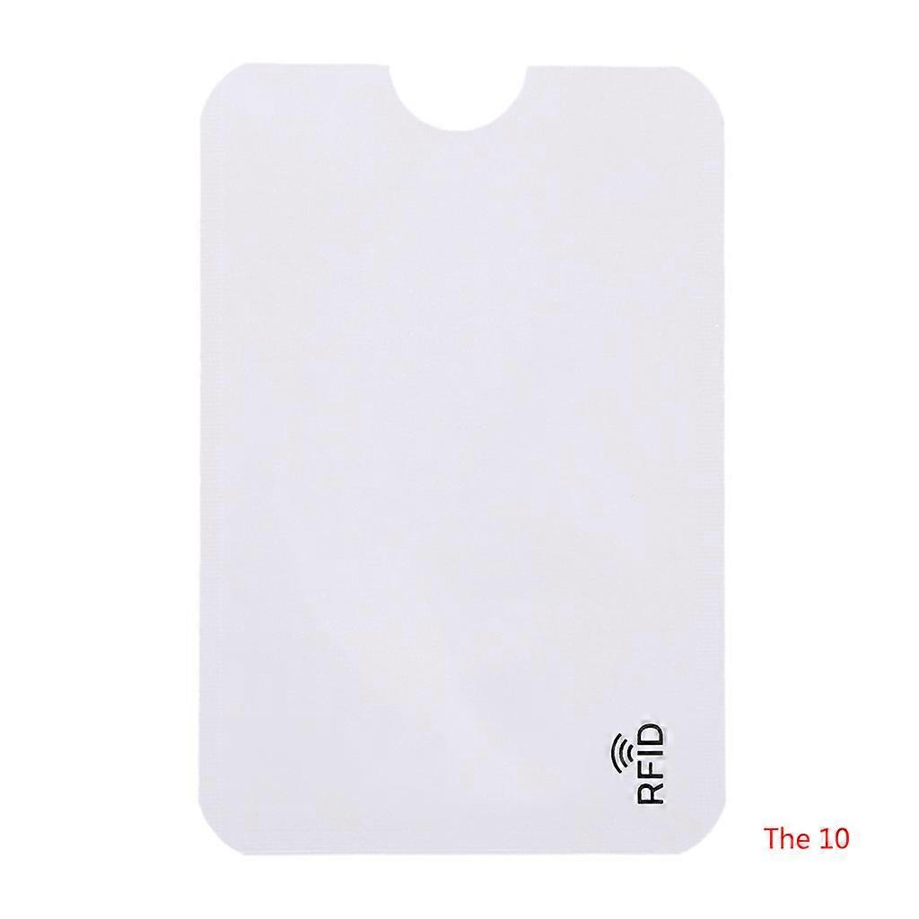 10PCS Credit Card Protector Secure Sleeve RFID Blocking ID Holder Foil Shield