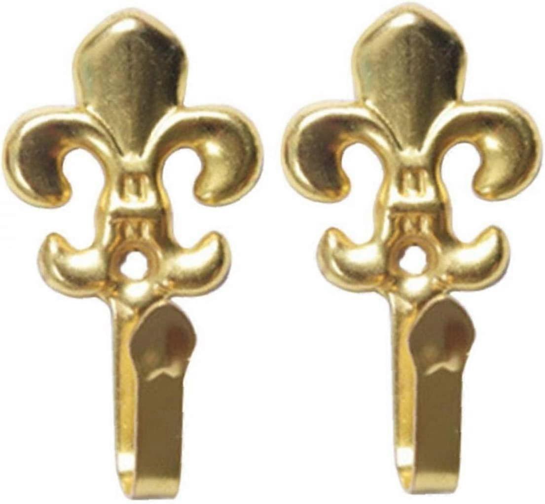 2 Pcs Metal Hook Curtain Hook