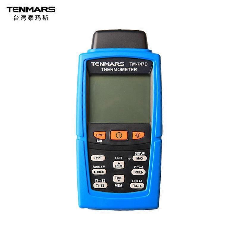 TM-747D Multifunction Digital Thermometer K Type Four Channels PC Interface