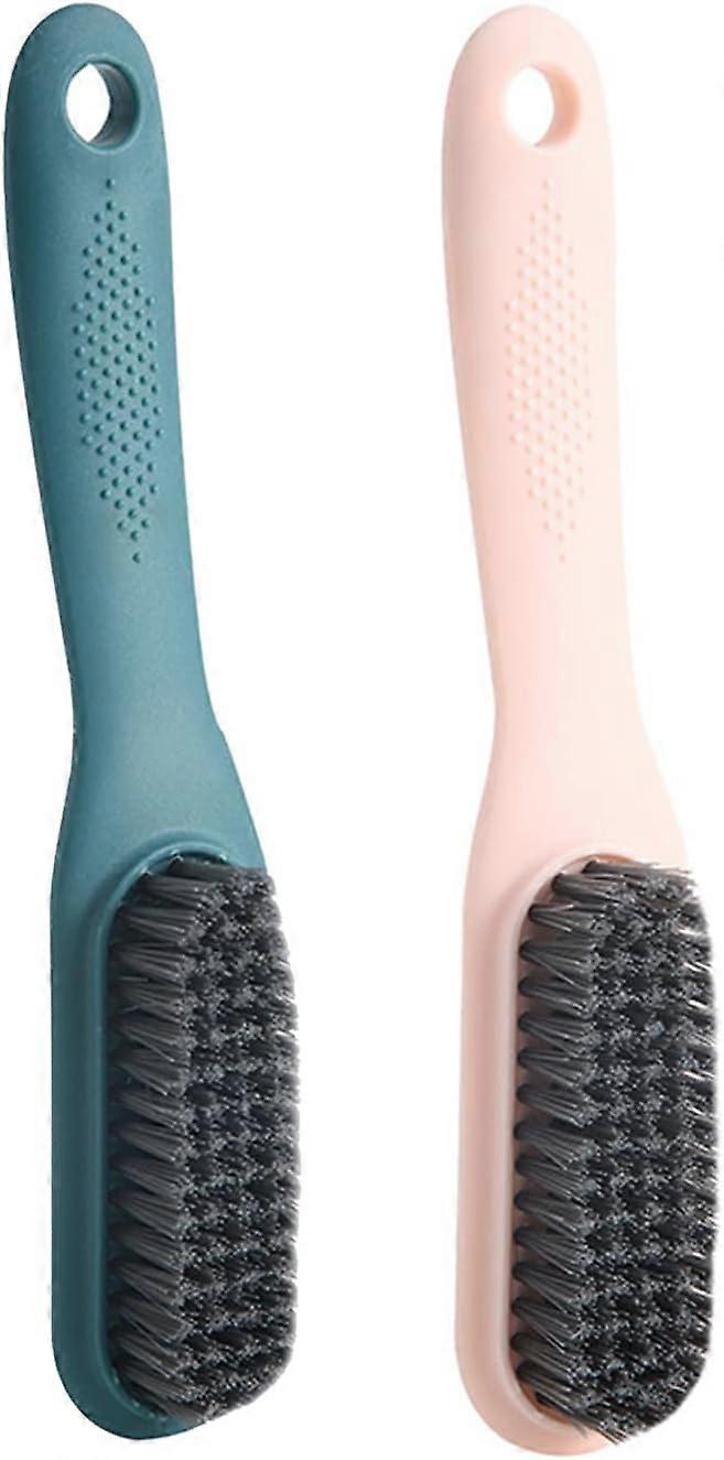 2 Pcs Shoe Brushes - Long Handle Shoe Cleaning Scrubber Set for Family Meeting Daily Needs