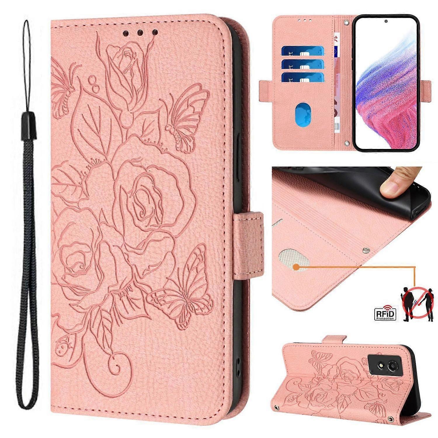 RFID Leather Case For TCL 501