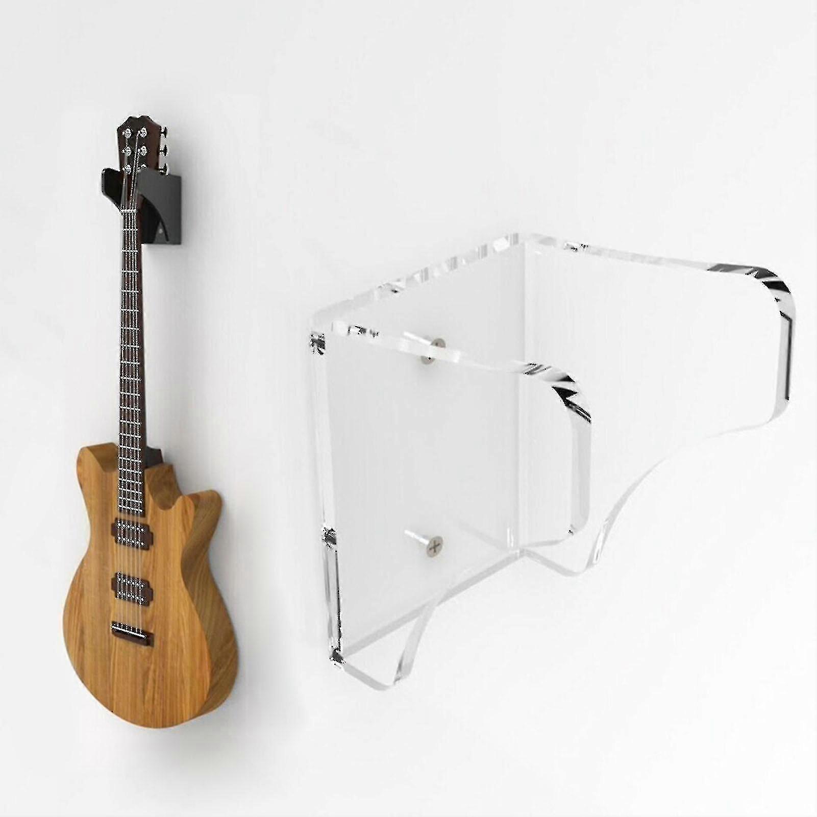 Support mural en acrylique pour guitare