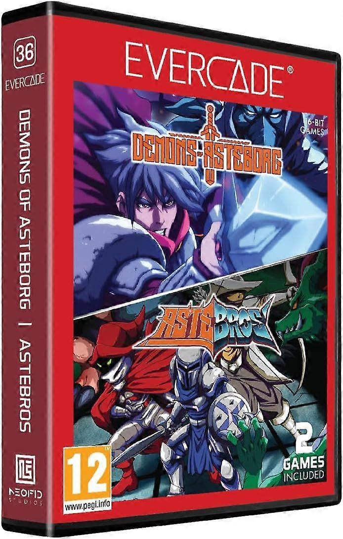 Evercade Demons Asteborg/Astebros Dual Cartridge CEA