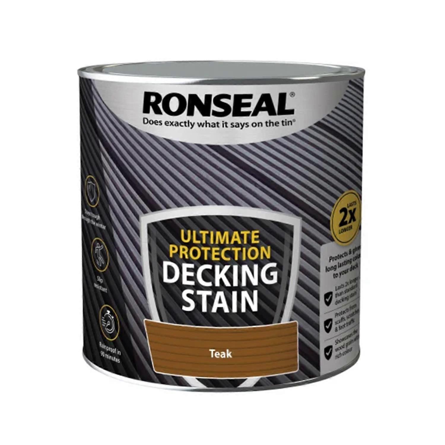 Ultimate Protection Decking Stain Rich Teak 2.5 litre