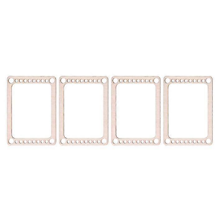 Weefbenodigdheden 4 stuks Houten Weefgetouw Kit Mini Breien Weven Frame Hanger Frame voor