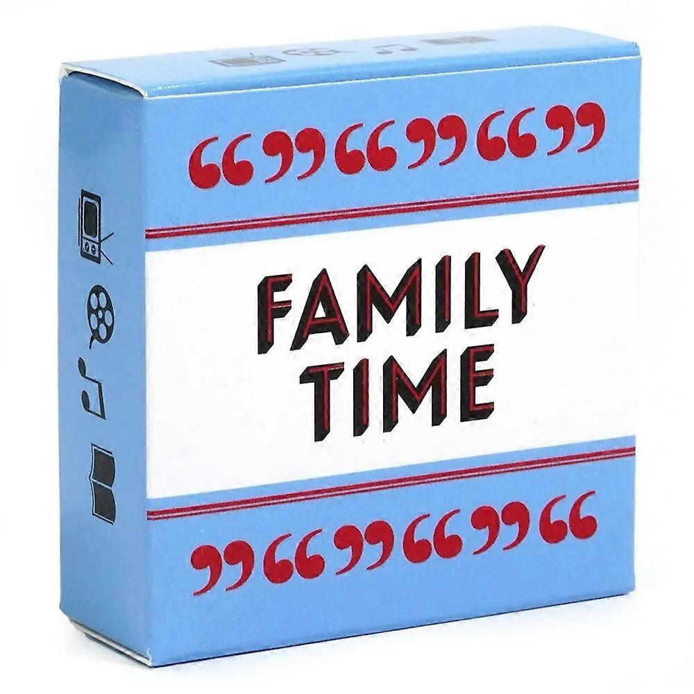 Table Card Game for Family Gatherings 50 Conversation Cards After Dinner Amusements Game Portable Camping and Holiday Games