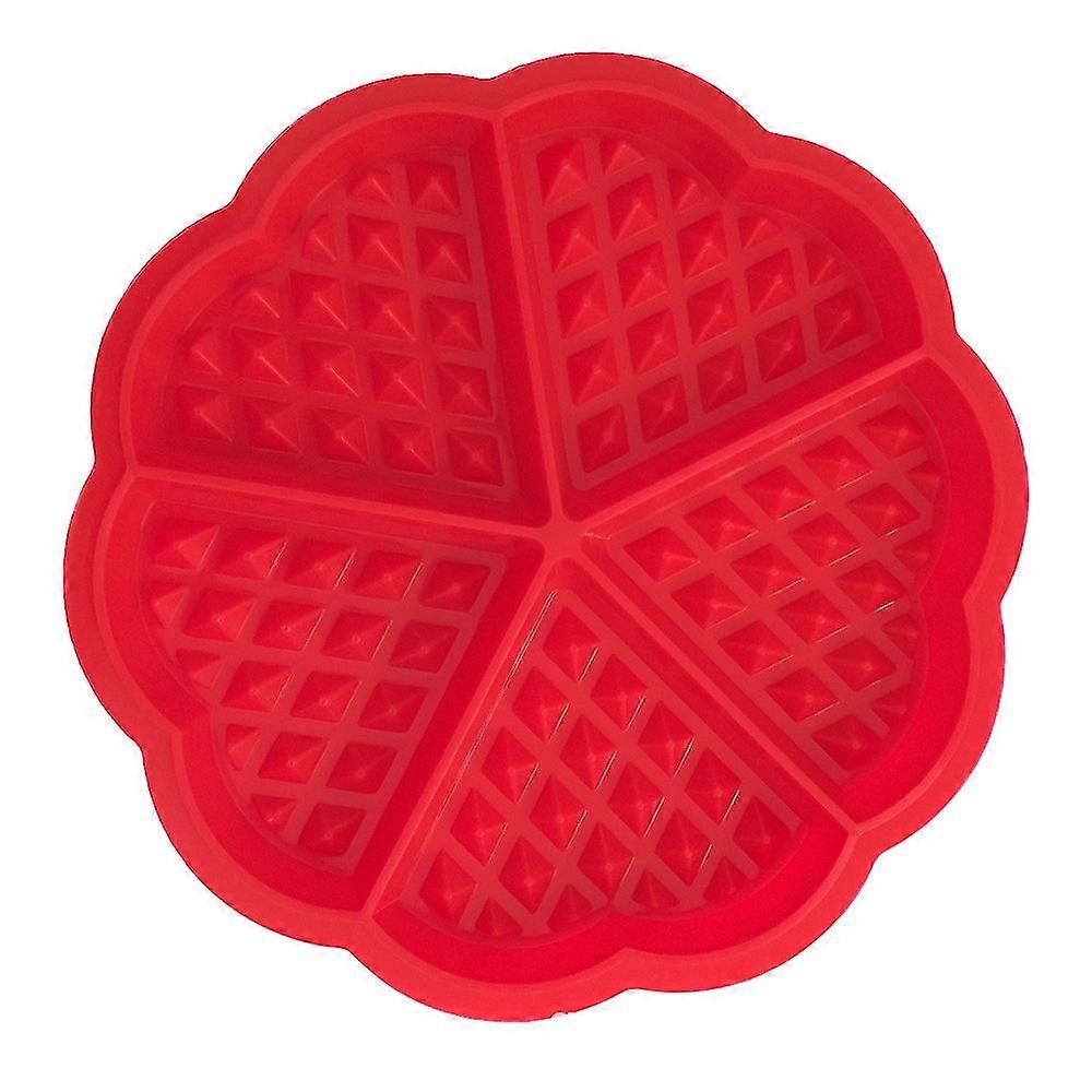 Mini Heart Shaped Silicone Waffle Mold Baking Muffin Mold