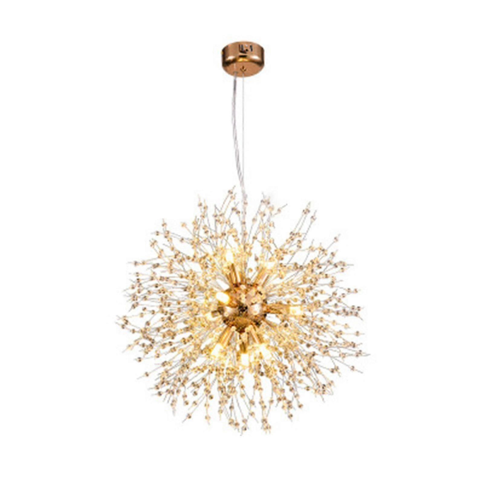 Round Shape Modern Led Dandelions Sputnik Chandelier Fireworkes Ceiling Pendant Lamp