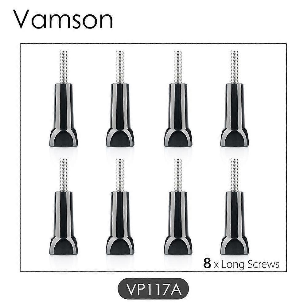 Vamson For GoPro Accessories Long Thumb Screws 8 Pcs Set For GoPro Hero 10 9 8 7 6 5 4 3+ for YI4k for SJ4000 Monopod Mount