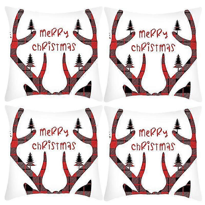 クリスマススロー枕カバーソファピローケースカウチクリスマスホリデー装飾